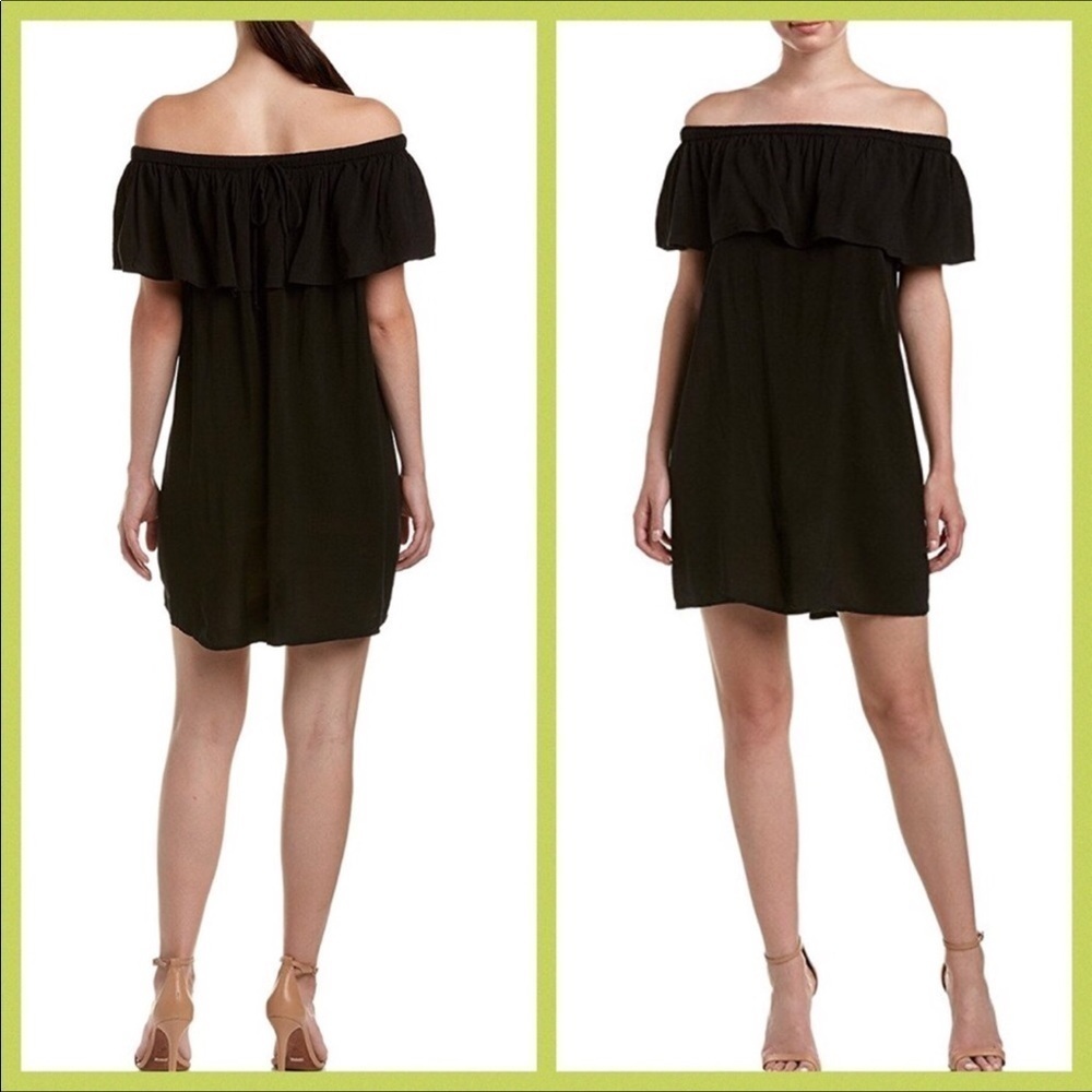 Young Fabulous & Broke black off the shoulder mini dress Size Small